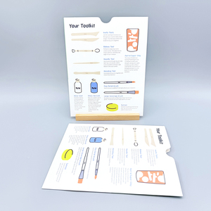 Fundas Personalizadas de Papel Blanco para Tarjetas de Visita, Tarjetas de Crédito <span class=keywords><strong>y</strong></span> Tarjetas de Habitación de Hotel con Impresión <span class=keywords><strong>Digital</strong></span> <span class=keywords><strong>y</strong></span> Laminación de Película - Product Image 4