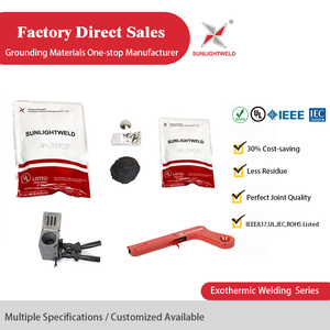 Polvo Metálico para Soldadura Exotérmica de Cobre de Alta Pureza con Protección Contra la Corrosión, Certificado IEEE837 UL467, en Bolsa de 45GR para Puesta a <span class=keywords><strong>Tierra</strong></span>, Venta al Por Mayor - Product Image 3