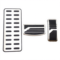 Couvre-pédale de repose-pieds pour accélérateur et frein de voiture, compatible avec Mitsubishi Pajero Lancer EX