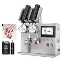 Machine de remplissage et de capsulage de vernis à ongles liquide, entièrement automatique