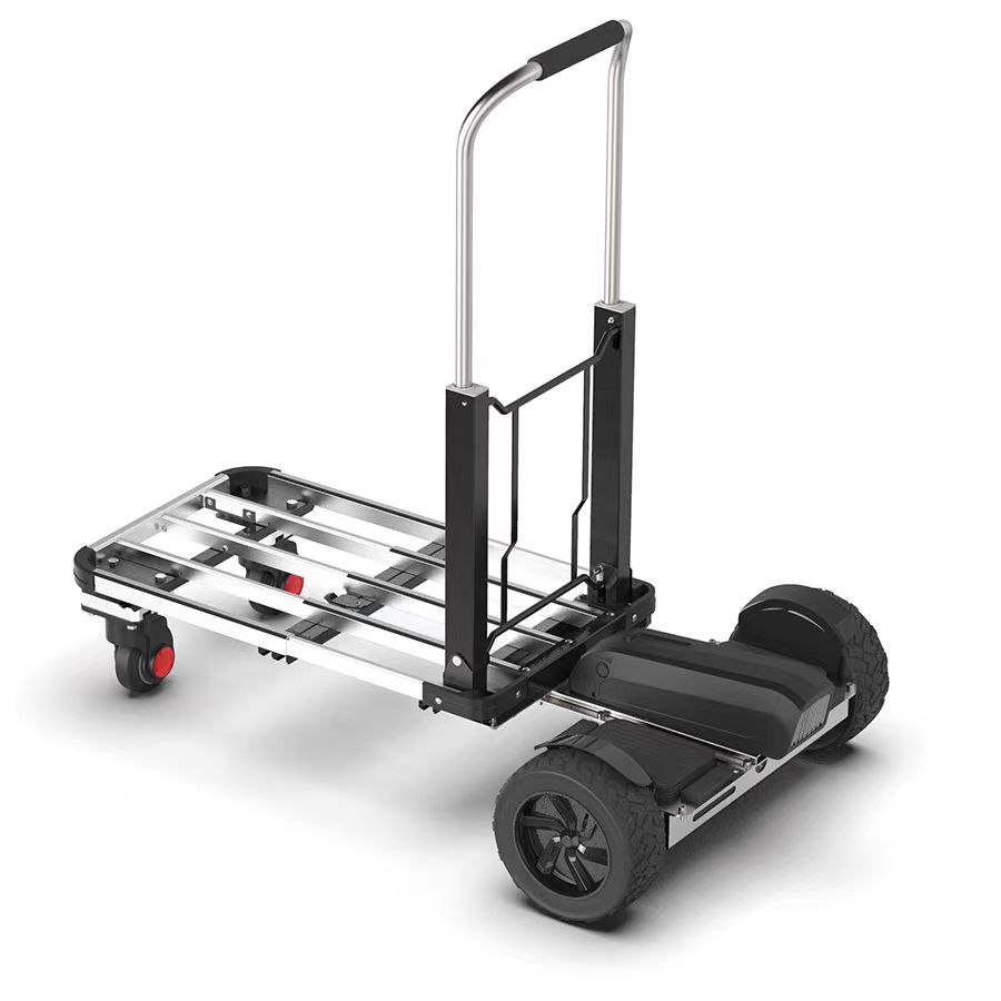 130kg Lithium Battery Type Electric Hand Trolley for Logistics Warehousing Material Handling Foldable Hand Trolley