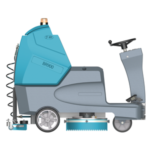 Industrial Cleaning Automatic Washing Commercial <b>Scrubbing</b> Machine Ride on Floor Scrubber With 145L Dual-<b>brush</b> Floor Scrubber - Product Image 5