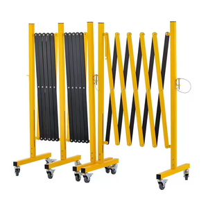 Custom Portable Crowd Temporary <b>Wheel</b> Traffic Road Safety Retractable Steel Barrier Aluminum Expandable Barrier - Product Image 6