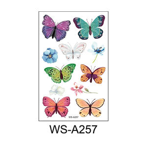 Set di <span class=keywords><strong>Tatuaggi</strong></span> Temporanei 3D per Bambini con Simpatici Volti Cartoon, Motivi Pirata, Dinosauro, Sirena, Squalo e Auto, Impermeabili e Colorati - Product Image 4