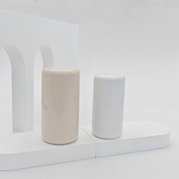 Contenant vide pour baume déodorant, bâtonnet solide rond, 30g 50g, coque extérieure réutilisable, recharge interne remplaçable