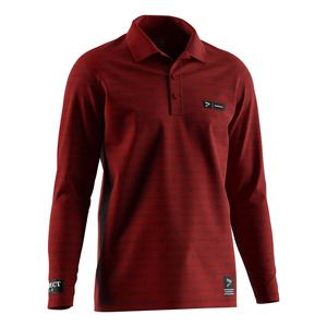 Camiseta Casual de Moda Sublimada, Negra, Larga, de Poliéster, con Logotipo Personalizado de Golf, Camisetas para Hombre, Camiseta Polo - Product Image 3