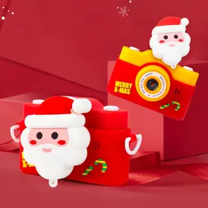 충전식 캠코더 장난감 어린이 셀카 유아 어린이 카메라 파티 크리스마스 선물 어린이를위한 미니 디지털 카메라
