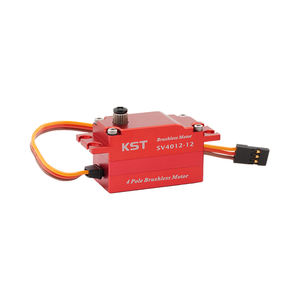 Venta Caliente KST SV4012-12 SHV 42.0Kgf.cm 0.10seg/60. Motor sin Escobillas de 4 Polos, Bajo Perfil, DC12V, Aleación de Aluminio para Autos RC y Aviones de Ala Fija - Product Image 4