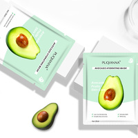 PUQIANNA Fabricant direct MASQUE HYDRATANT À L'AVOCAT Hydratation en profondeur Collagène Blanchissant visage beauté masque facial