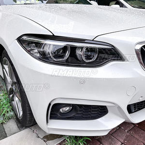 Cubiertas Decorativas para Faros Delanteros de Coche, para BMW Serie 2 F22 F23 2015-2019, Aspecto Negro Brillante/Carbono, Kit de Carrocería Tuning - Product Image 4