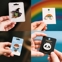 Fabricant Grossiste Designer Mignon Métal Artisanat Badge Cadeaux Dur Logo Personnalisé Épinglette Épingles en émail
