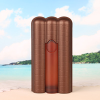 Bouteille de parfum en verre en forme de cigare de parfum de luxe Aroma 100ml avec bouchon