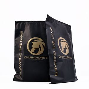 Matte Black Custom Biodegradable Sock Underwear Clothing Zipper Bags Plastic Shiny Gold Printing Packaging Frosted Ziplock Bag - Product Image 4