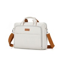 Sac pour ordinateur portable fourni par l'usine, sacoche tendance avec poignée supérieure, sac bandoulière pour ordinateur portable, idéal pour le bureau
