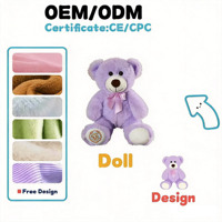 Ours en peluche personnalisé avec nœud papillon, plusieurs couleurs disponibles, sûr pour les enfants et parfait pour les cadeaux