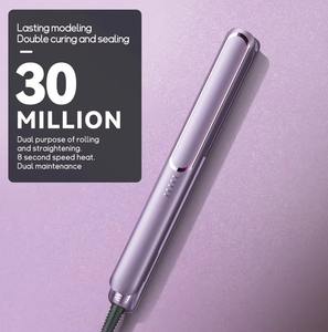 Profesyonel 2'si 1 Arada Saç Düzleştirici Mini Saç Maşası Çok Fonksiyonlu Seramik Hızlı Isınan Düzleştirici ve Maşa - Product Image 5