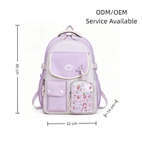 Sac à dos scolaire personnalisé pour adolescents, léger, imperméable, multi-poches, pour l'école primaire et le collège