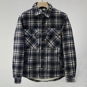 Camicia Invernale OEM 100% Poliestere Trapuntata Spessa per <span class=keywords><strong>Uomo</strong></span>, Casual a Quadri in Flanella, Camicia Imbottita in Pile Versatile - Product Image 5