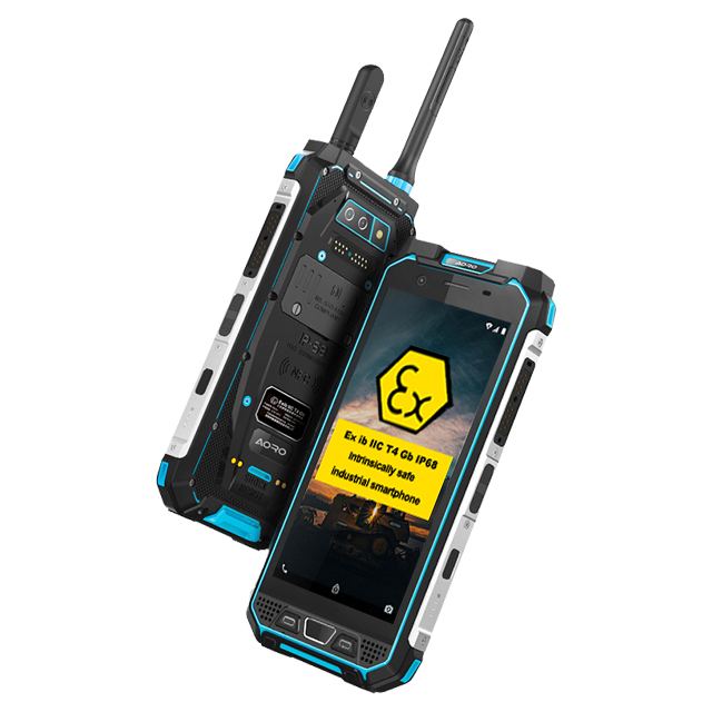 Ip68 ATEX Rugged Phone Biometric Thermal Barcode Telefon 5g Cell Rugged Smartphone