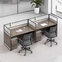 Combinaison bureau et chaise à écran, poste de travail service client, bureau minimaliste, enseignant, comptable, commis