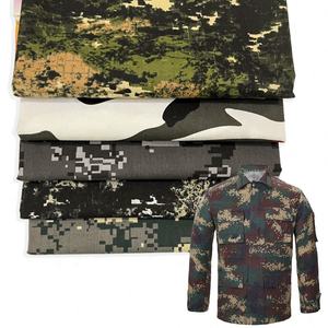 Vêtements de travail en tissu ripstop camouflage personnalisé, veste et pantalon, 87% coton, 13% polyester, 32S, 197 g/m², certifié OEKO-TEX - Product Image 4