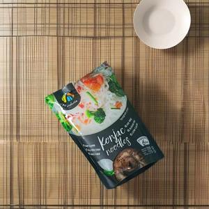 Fideos Konjac Shirataki, alimentos veganos instantáneos, fibra dietética, fideos dietéticos sin calorías, caja de bolsa certificada Halal Kosher a granel, 270g - Product Image 1