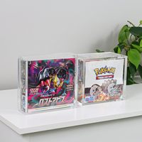 Boîte de présentation moderne anti-UV pour cartes à collectionner en acrylique avec couvercle magnétique robuste (personnalisable)