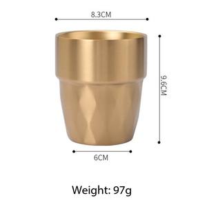 Bouteille isotherme en acier inoxydable 304 de 300 ml à double paroi avec motif diamant, idéale pour le café, la bière, le jus, l'eau, parfaite pour la maison, le bureau, le camping et les activités de plein air - Product Image 3