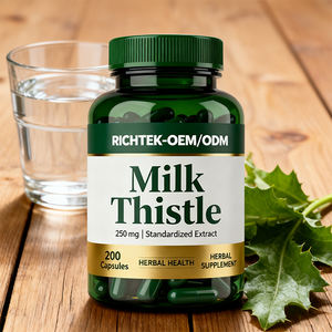كبسولات شوك الحليب من ريتشتك، مكمل عشبي طبيعي المصدر يستخدم تقليديًا لحماية الكبد وإزالة السموم - Product Image 3