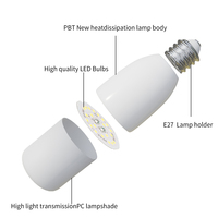 Ampoule LED E27 pour photographie, lumière blanche pour Softbox, studio photo