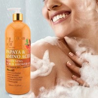 Paraben-vrije fruitzuur whitening gel met aloë vera hydraterende douchegel voor alle huidtypen
