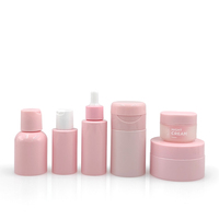 Botol Plastik PET Pompa Tekan untuk Krim Kosmetik, Set Botol Kemasan Perawatan Kulit, Ukuran Klasik 60 ml 100 ml 120 ml 150 ml