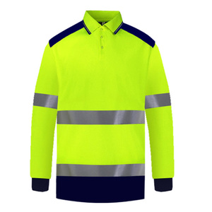 Quick Drying Breathable Polyester Short Sleeved Construction Site Safety Reflective T-shirt - Product Image 5