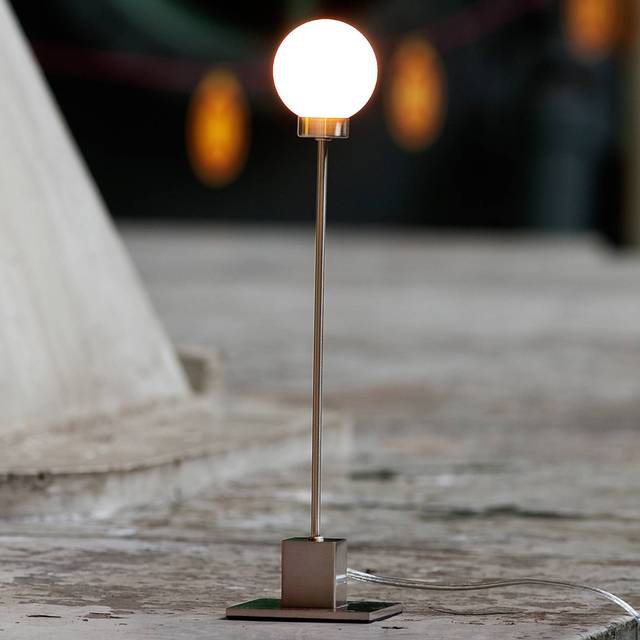 Creative LED Lamps for Candles Designer Table Lamp Fashion Minimalist Iron Base High Glass Table Lamp From China Factory