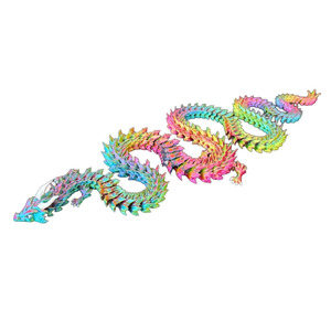 Figurines de dragon articulées en plastique imprimées en 3D pour garçons et filles, décoration de la maison, collection pour adultes, jouet anti-stress Oddcraft SC-WJ007 - Product Image 1