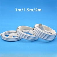 Kabel USB C ke TYPE C Berkualitas Tinggi 1m 2m 60W untuk Ponsel, Kabel Data Pengisian Cepat Tipe C untuk iPhone 17 16 15pro 16plus 16pro Max
