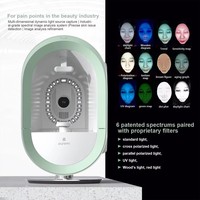 VENTE CHAUDE Smart 3D Scanner Caméra Dispositif Test Facial Machine D'analyze De La Peau Miroir Magique Analyseur De La Peau Machine