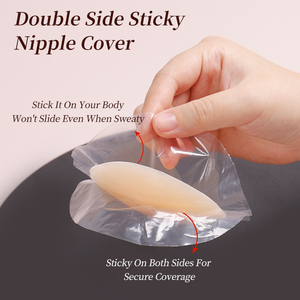 XR066-2 xu hướng mới phụ nữ vô hình phụ kiện đồ lót <span class=keywords><strong>double</strong></span> side dính ma thuật nips miễn phí Silicone núm vú bao gồm - Product Image 4