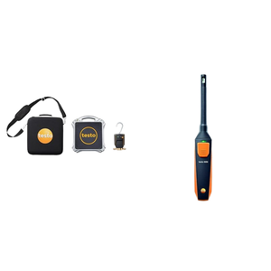 Báscula de refrigerante ABS de 100 kg con aplicación Testo 560i, juego de bolsas OEM para termohigrómetro de temperatura y humedad - Product Image 1