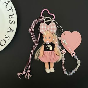 Llavero de Cuero Negro con Forma de Muñeca, Accesorio de Tenis Miniatura Más Vendido de Corea del Sur, para Decoración de Bolsos y Móviles - Product Image 5