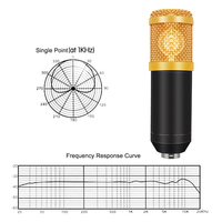 Microphone à condensateur Bm 800 Studio V8 II Set de cartes son pour la diffusion en direct sur le Web et l'enregistrement