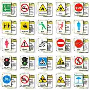 Tarjetas Educativas de Doble Cara, Prácticas y Portátiles, 50 Hojas, Tarjetas de Señales de Tráfico para Niños - Product Image 4