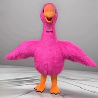 Costume d'oie de mascotte de cygne gonflable Vêtements de scène de divertissement