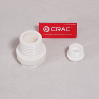 Buse en céramique de zircone structurelle avancée résistante à l'usure, insert de composant de revêtement de tuyau anti-usure, pièces en céramique