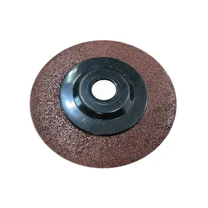 Eisen-Kunststoff-Abdeckung Winkelschleifscheibe Stahl Nylon Vliesstoff-Schaufelpad Schleifscheibe für Metall
