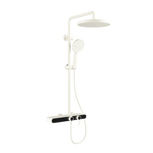 Set Doccia in Rame per Hotel e Uso Domestico, Anti-calcare, <span class=keywords><strong>a</strong></span> <span class=keywords><strong>Risparmio</strong></span> <span class=keywords><strong>Idrico</strong></span>, Doccia di Alta Gamma con Pulsante, Design Minimalista - Product Image 6