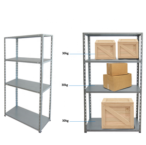 Étagère métallique robuste sans boulons <span class=keywords><strong>à</strong></span> 4-5 niveaux pour <span class=keywords><strong>garage</strong></span>, rayonnages et étagères empilables - Product Image 3