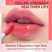 Huile à lèvres repulpante à la vitamine E, hydratante et réparatrice, marque privée, logo personnalisé, vente en gros d'usine, brillance intense, OEM ODM