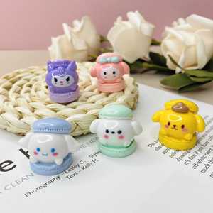 ชุดตกแต่งเค้กการ์ตูนสามมิติ Sanrio ทำจากเรซิ่นพลาสติก ชุดเครื่องประดับ DIY ของตกแต่งตั้งโต๊ะ สำหรับตกแต่งโทรศัพท์มือถือ - Product Image 2