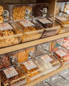 ถังเก็บอาหารแบบขายส่ง กล่องใส่เมล็ดพืชสำหรับนก ตู้จ่ายซีเรียลสำหรับจัดแสดงอาหาร - Product Image 2